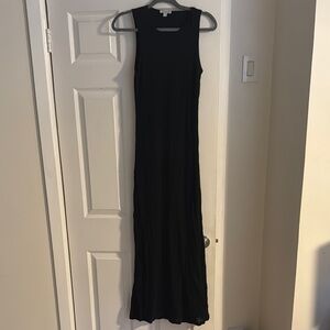James Perse Elegant Black Sleeveless Maxi Dress